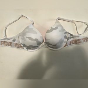 32D Grey/White Camo Pink Bra